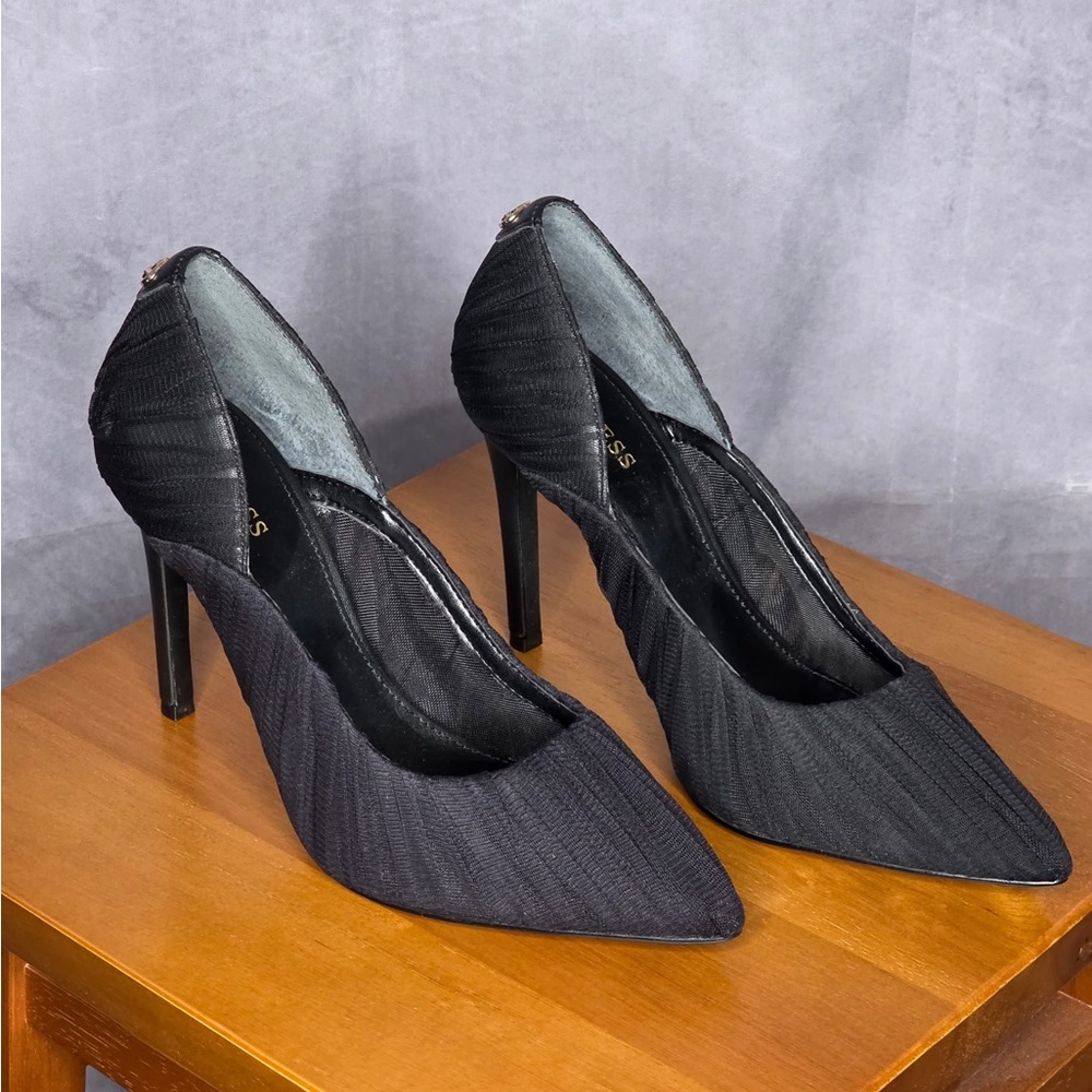 Guess “Gabby” Tulle Pumps